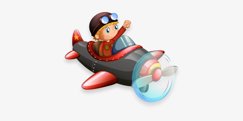 Go To Image - Vintage Pilot Clip Art, transparent png