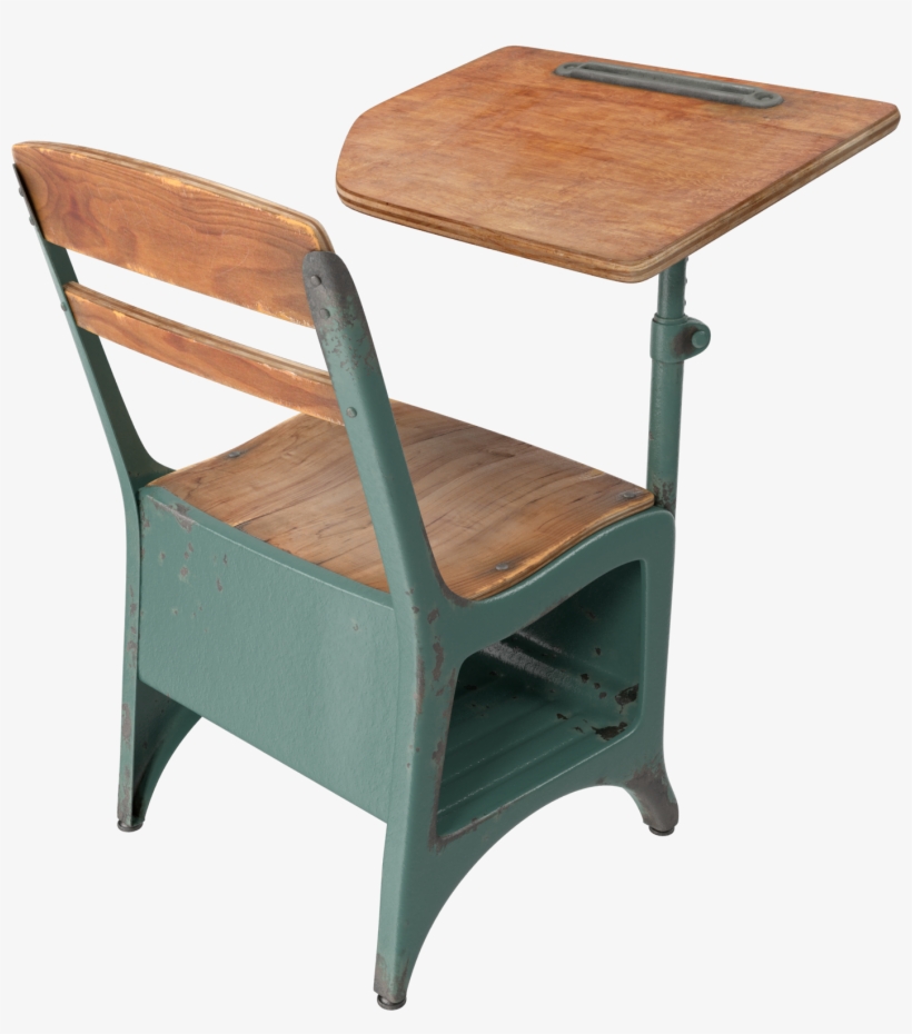Antique School Desk Png Image, transparent png
