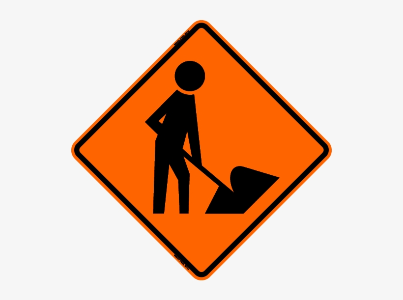 Workers Symbol W21-1a O V=1481560712 - Construction Signs, transparent png