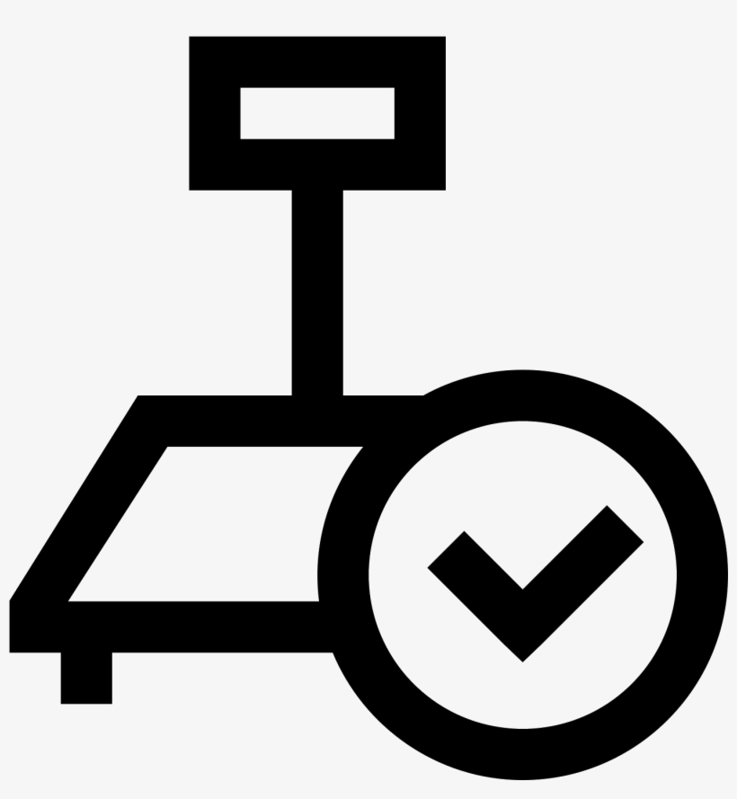 This Appears To Be A Trapezoid On Top Of A Rectangle - Icon, transparent png