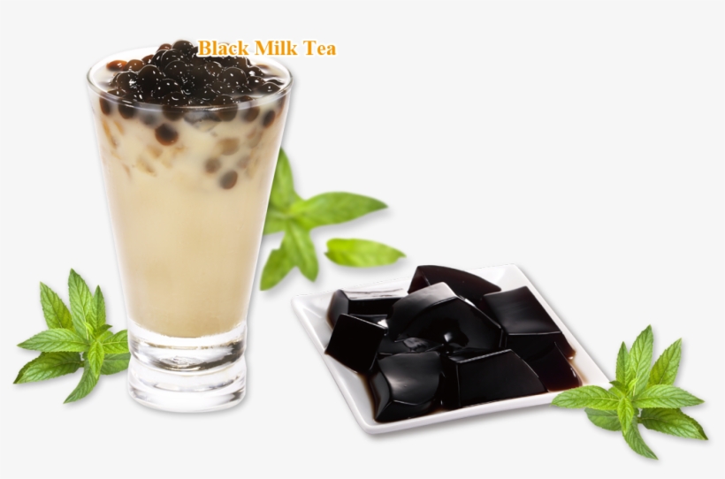 Milk Tea Grass Jelly Transparency, transparent png