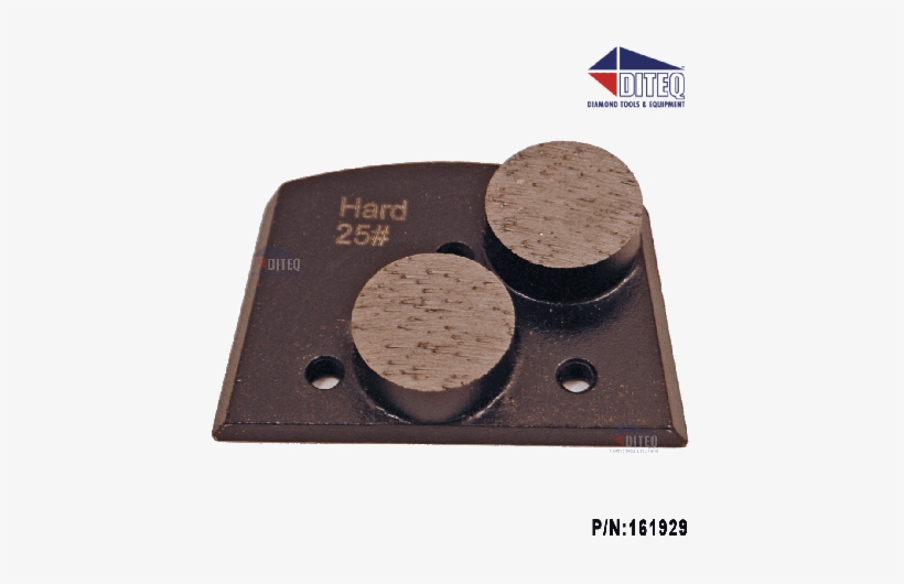 Dovetail Trapezoids Double Round 25 Grit - Diteq, transparent png