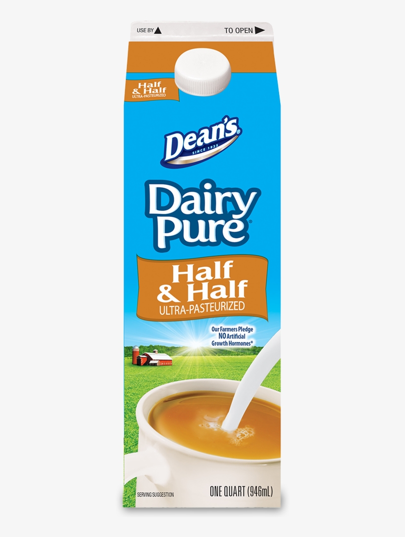 Dean's Half & Half - Dairy Pure Half And Half, transparent png