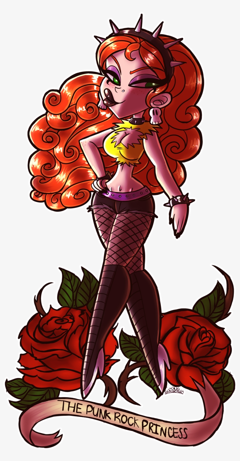 The Punk Rock Princess By Princesscallyie - Punk Rock Princess, transparent png