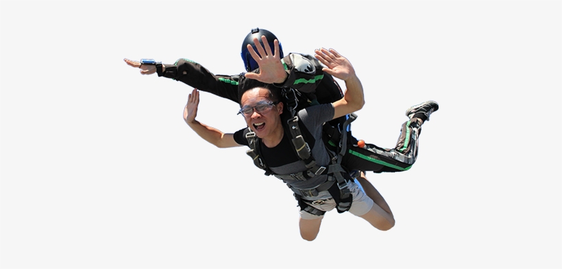 Parachuting, transparent png