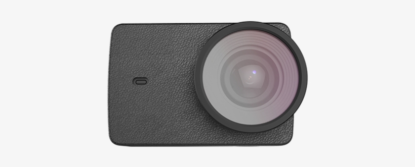 Yi 4k/4k Action Camera Protective Lens Leather Case - Yi 4k Leather Case, transparent png