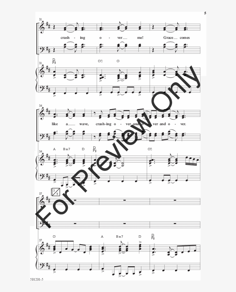 Grace Like A Wave Thumbnail - O Carolan's Concerto Piano Sheet Music, transparent png