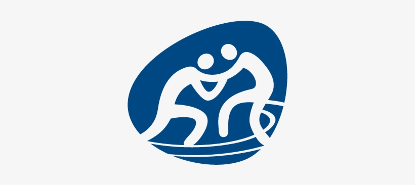 Rio 2016 Olympics Wrestling - Rio Olympic Wrestling Symbol, transparent png