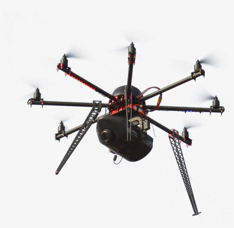 Interspect Uav B - Drohne Quadcopter 2 Große Wanduhr, transparent png