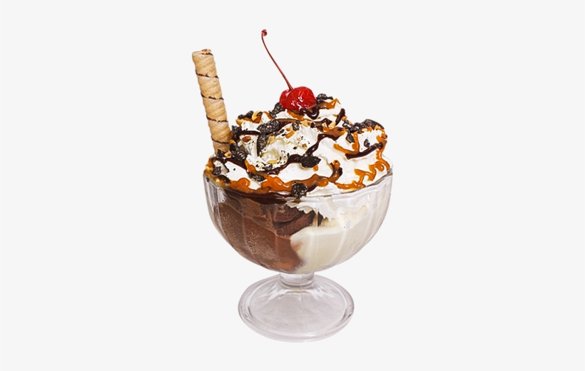 Sorveteria Fica Frio - Imagens De Um Sundae, transparent png