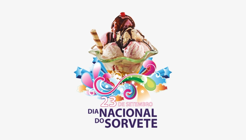 Há Dez Anos, A Associação Brasileira Da Indústria De - Food Photography Ice Cream Sundae, transparent png
