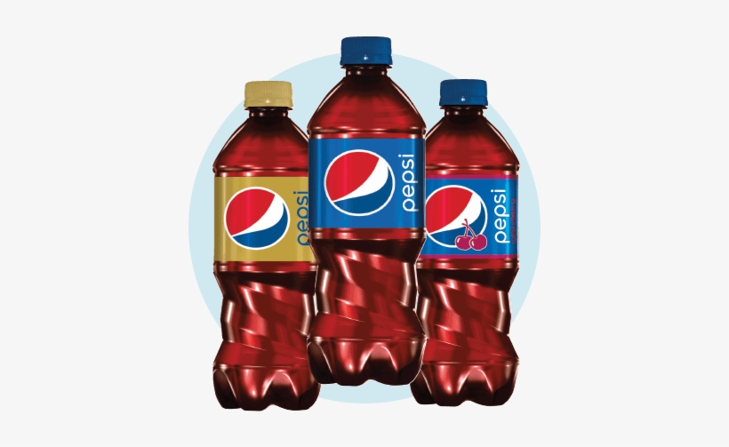 Pepsi Club Product Showcase - Pepsi Caffeine Free Soda - 20 Fl Oz Bottle, transparent png