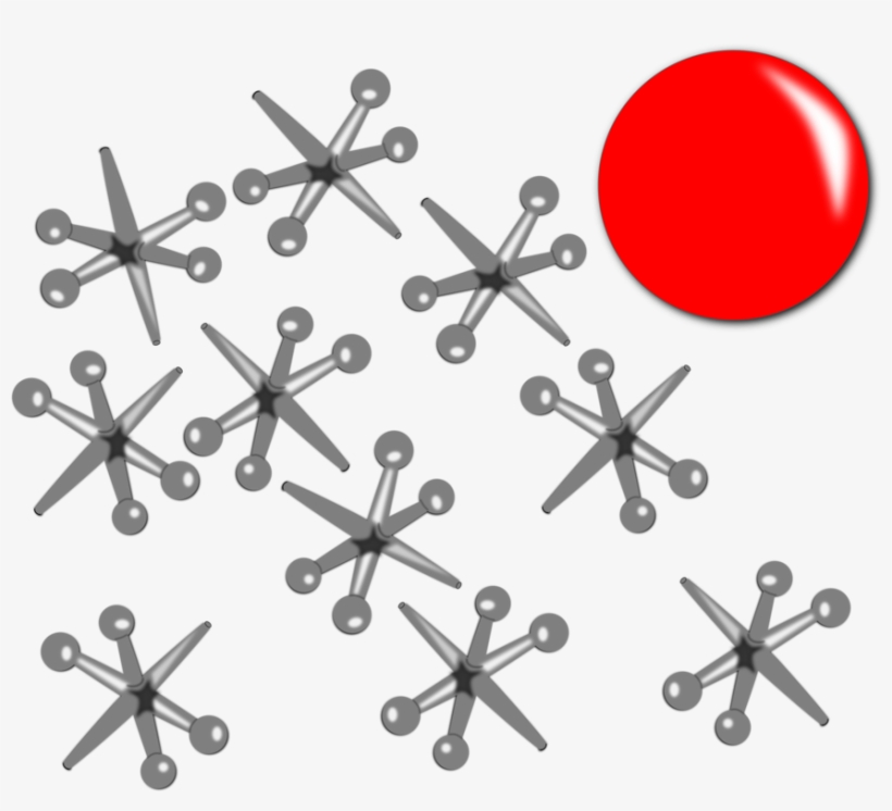 Game Jacks Ball Jack's Of Png - Jacks Game Vector, transparent png