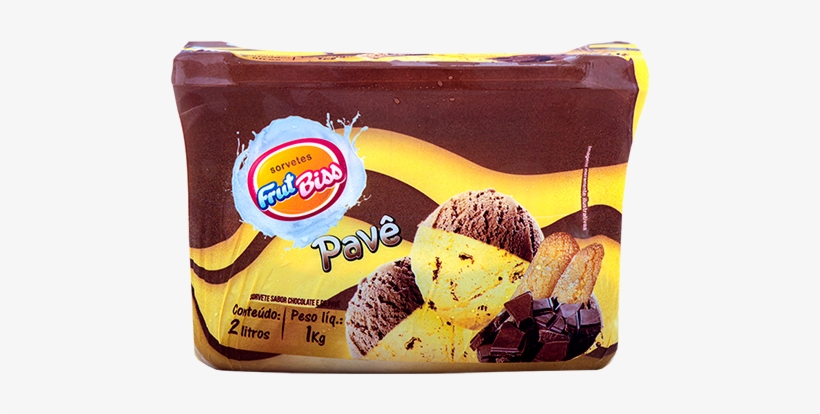 Pote 02 Litros Pavê - Frutbiss, transparent png