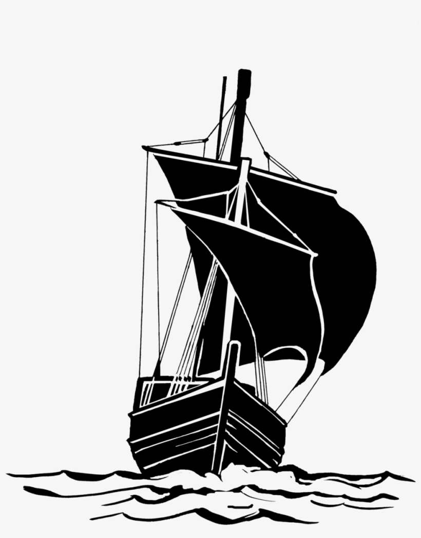 Silhouette Noback - Ship, transparent png