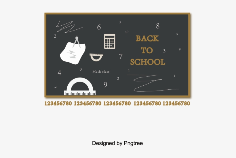 Pizarra De Conocimiento Escolar Dibujos Pintados A - School, transparent png