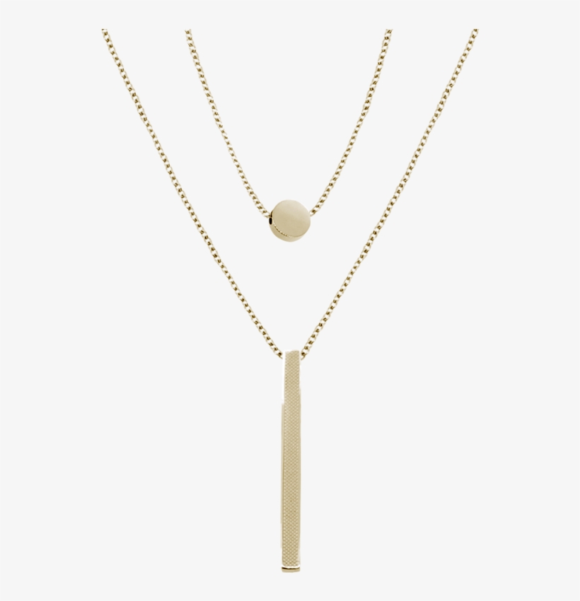 Círculo Y Barra Dorado - Locket, transparent png
