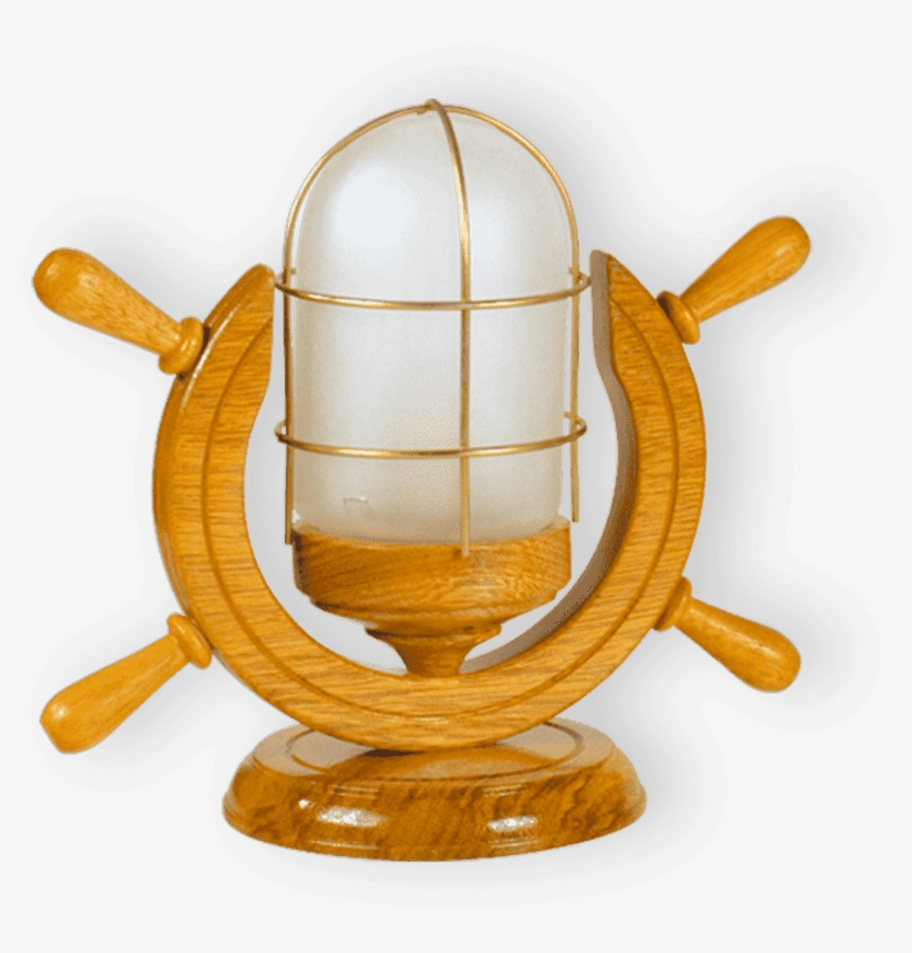 Velador De Timón De Barco En Madera Roble Unico - À La Carte Food, transparent png