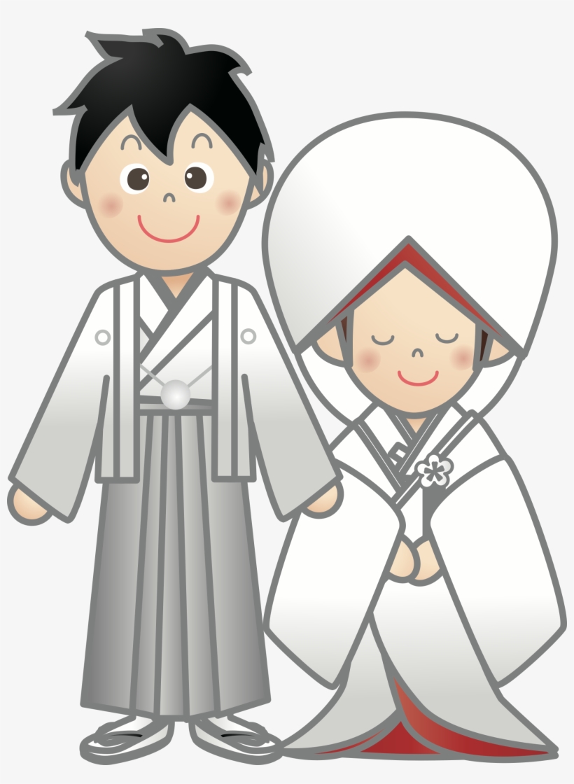 Big Image - Japanese Wedding Clip Art, transparent png