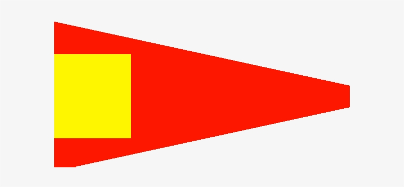 3er Repetidor Del Código Internacional De Señales Marítimas - Flag, transparent png