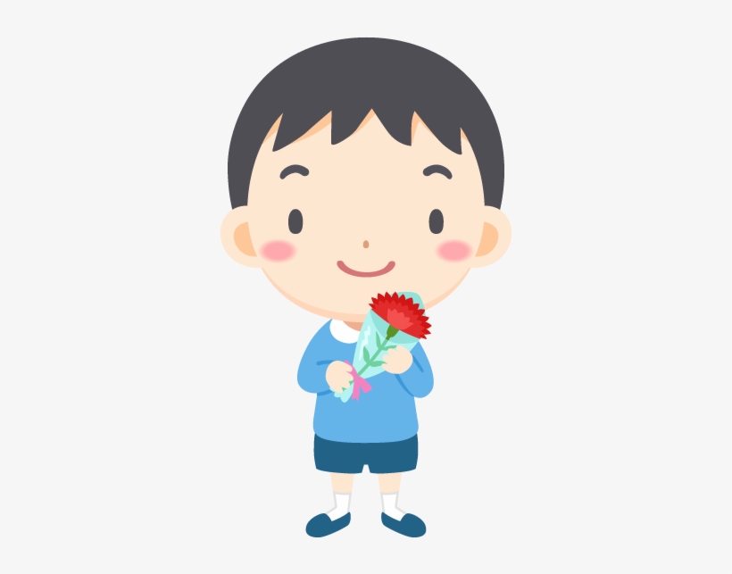 Japanese Mother's Day Boy Carnation Free Png And Vector - Children's Day, transparent png