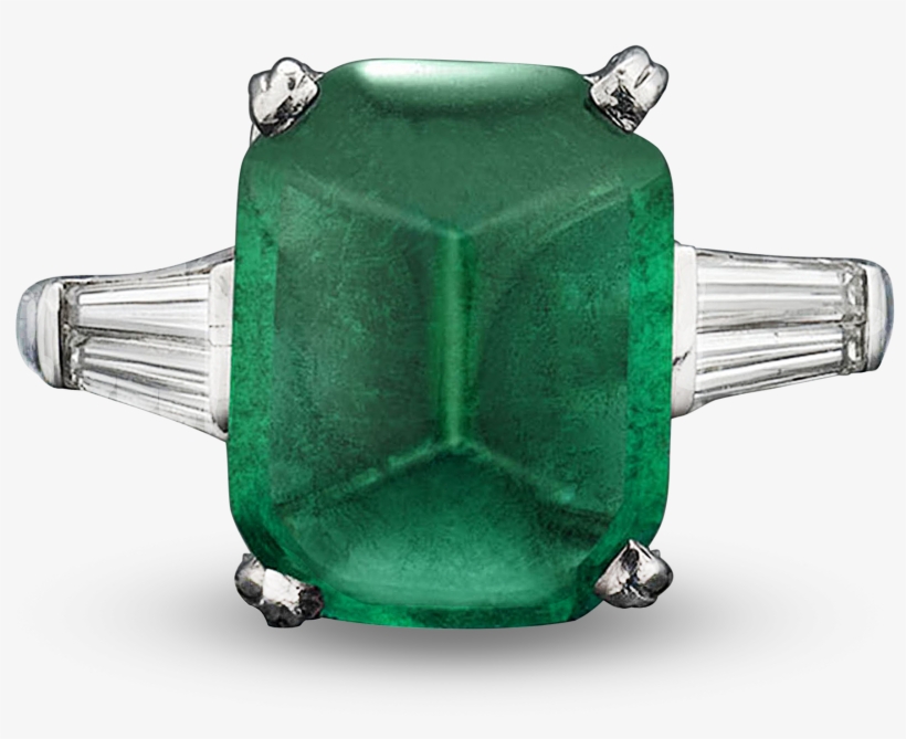 Oscar Heyman Emerald Ring, transparent png