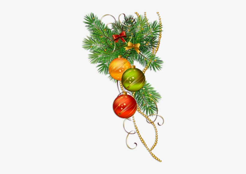 35 - Christmas Corner Decorations Png, transparent png