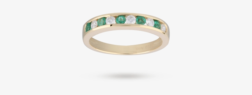Brilliant Cut Emerald And Diamond Eternity Ring In - Mug, transparent png