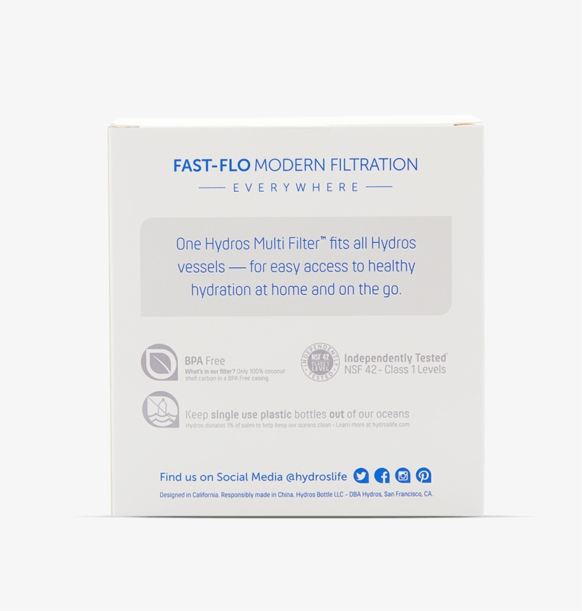 4 Pack Hydros Fast Flo Tech Multi Filter - Business Card, transparent png