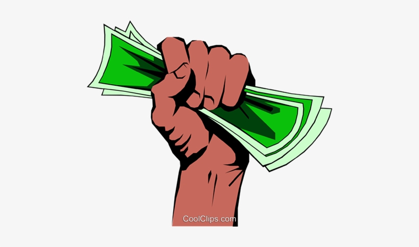 Fist Full Of Dollars - Clipart Fist Full Of Dollars, transparent png