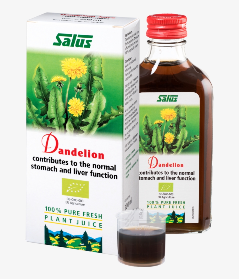 Salus Dandelion Juice - 200 Ml, transparent png