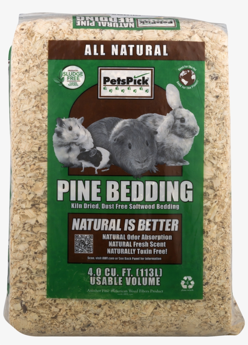 Awf Pets Pick Wood Shavings Pine (green) Bedding 1800x1800 PNG