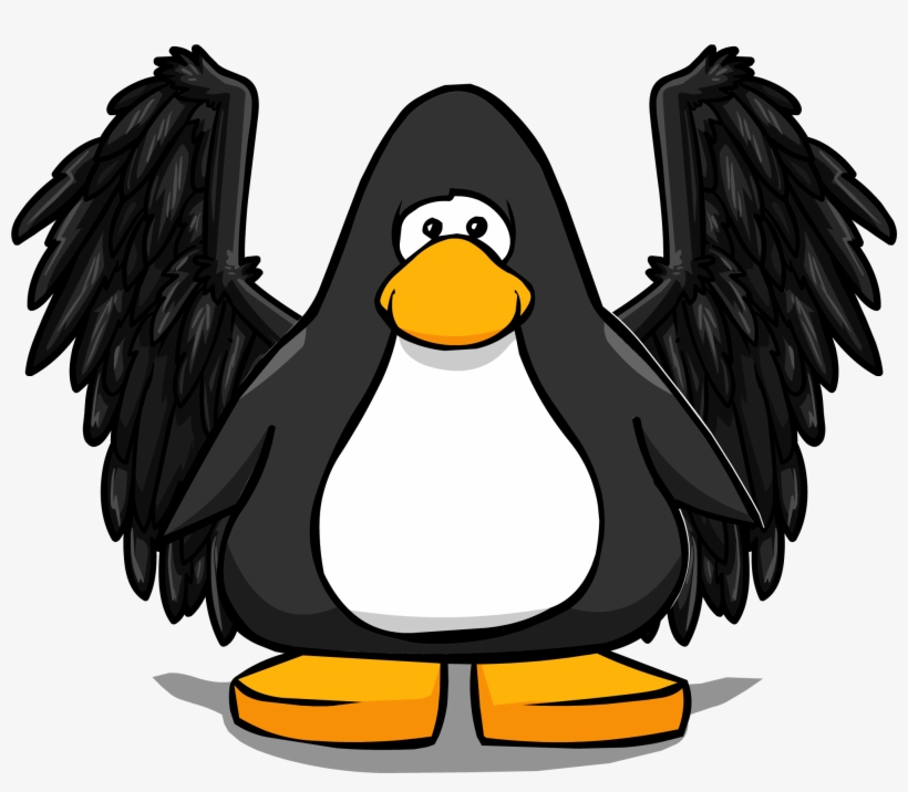 Ravenwingsplayercard - Club Penguin Raven Wings, transparent png