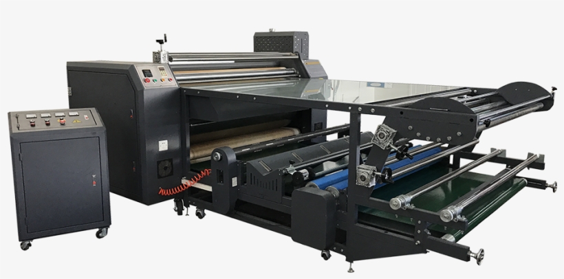 Rotary Calendar Drum Heat Transfer Press Machine - Planer, transparent png