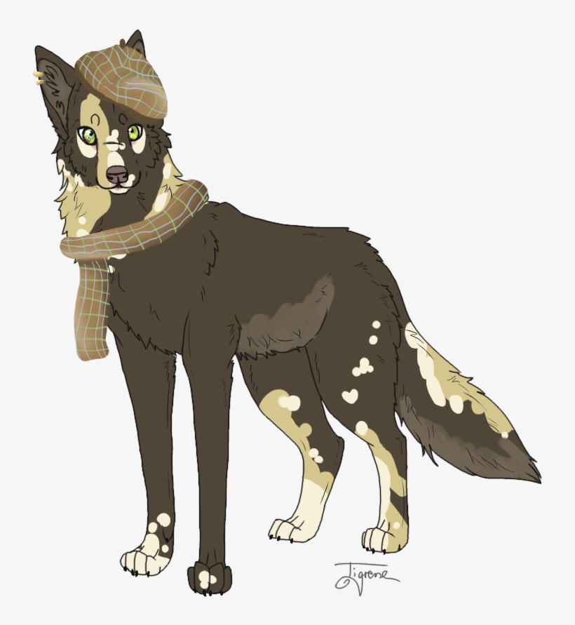 Character Design/breeding Center Open - Wolf Base With Scarf, transparent png
