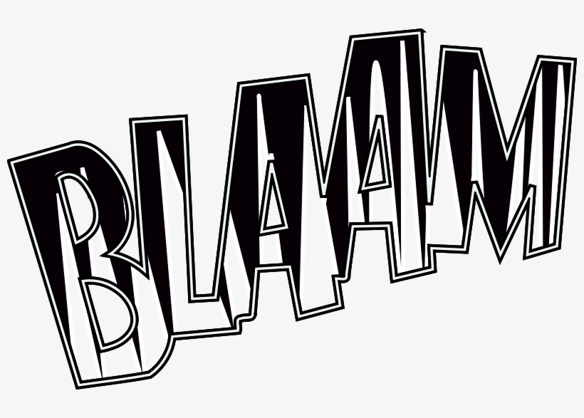 Este Gráficos Es Blaam Sobre Comic, Ruido, Sonido, - Clip Art, transparent png