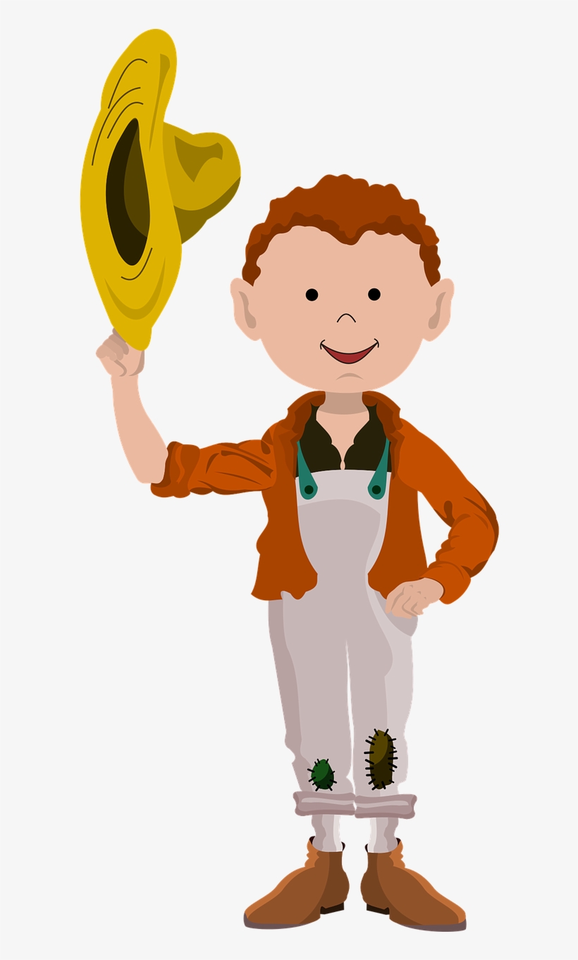 Hola A Todos Mi Nombre Es Edgardo Y Tengo 35 Años, - Village Boy Cartoon, transparent png