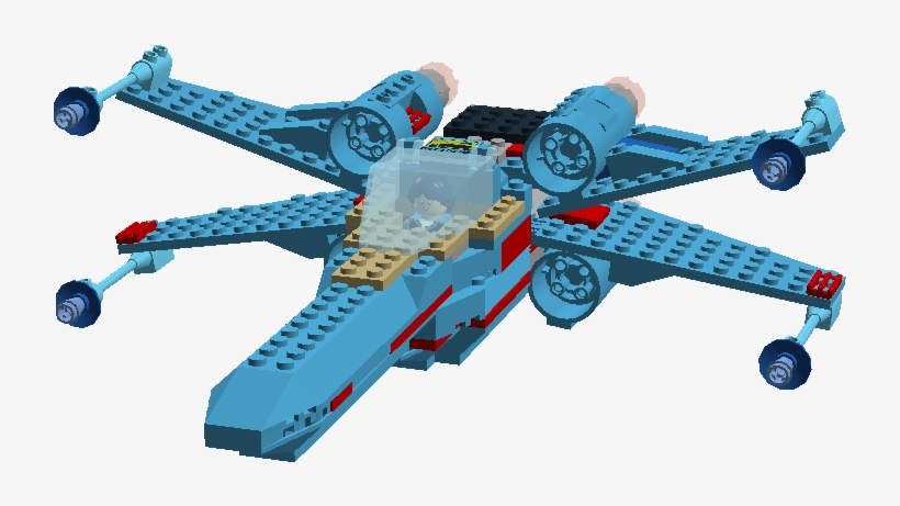 Lewis' X-wing - Airplane, transparent png