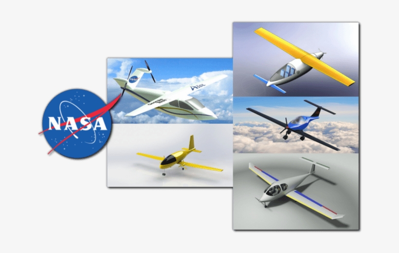 Five Fantastic Futuristic Airplane Designs From Nasa's - Nasa Logo Space Tote Bag, transparent png