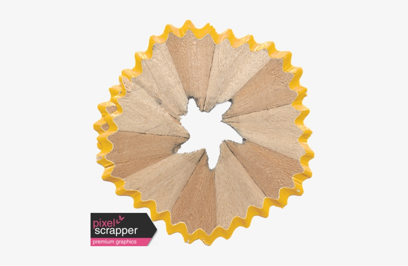 Heading Back 2 School Pencil Shaving Flower - Pencil Shavings, transparent png