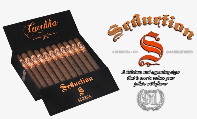 Gurkha Seduction Cigar Reviews, Liquor, Cigars, Smoking, - Cigars, transparent png