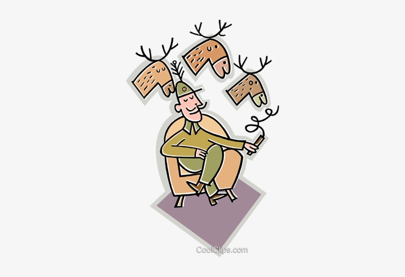 Sitting In A Trophy Room Smoking A Cigar Royalty Free - Smoking, transparent png