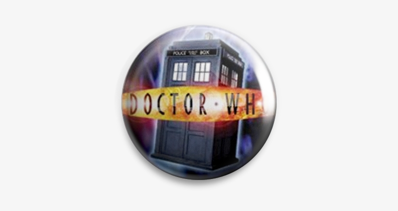 Doctor Who - Doctor Who - Tardis 25mm Badge, transparent png