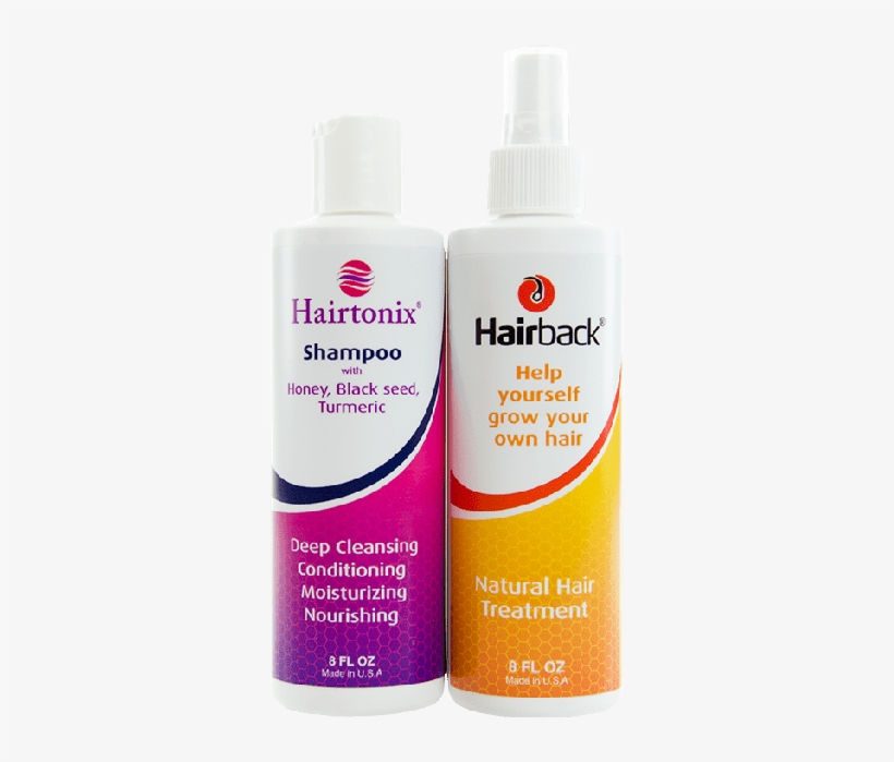 Hairback 3-month Supply Hairtonix Shampoo - Bottle, transparent png