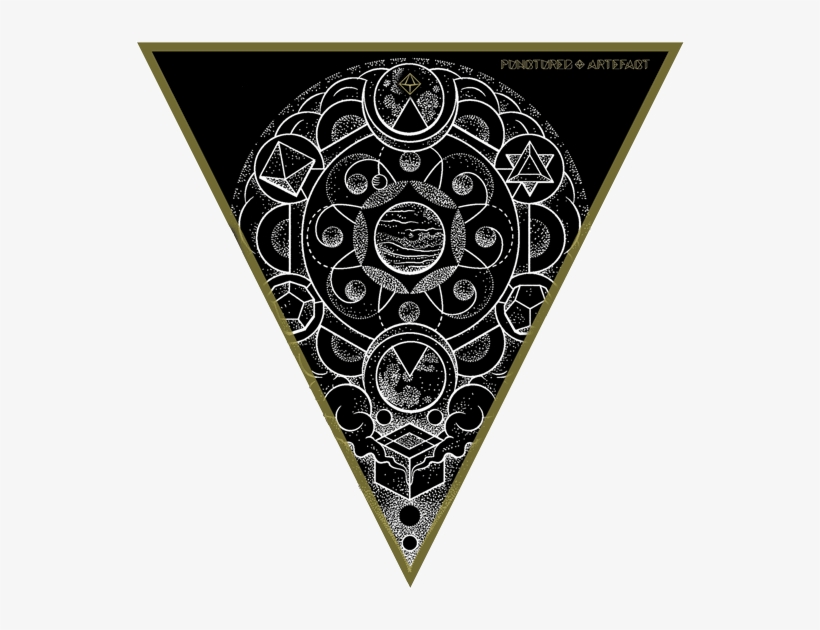 We Like The Design Upside Down, But You Can Also Ink - Geometric Tattoo Design, transparent png