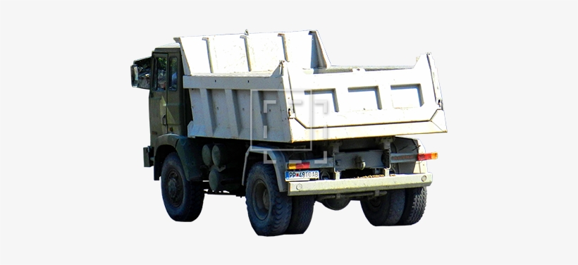 Dump Truck Back View - Truck Back View, transparent png