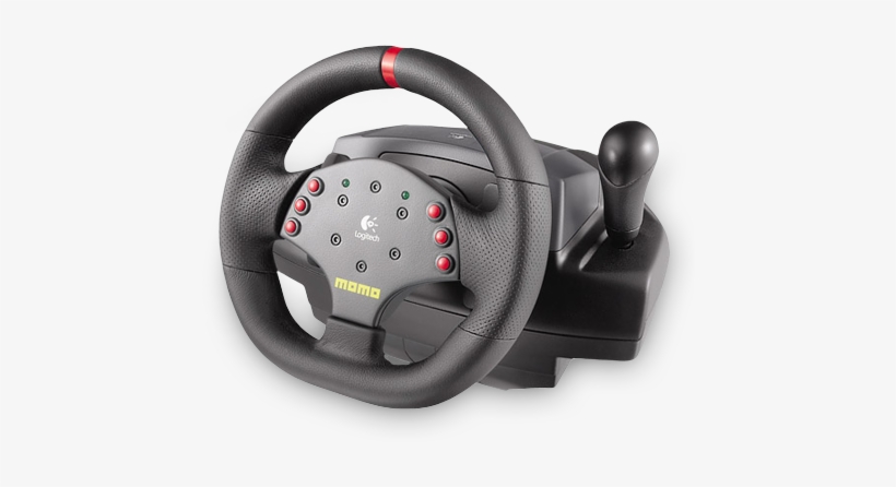 Pimage - Logitech Momo Racing Feedback Wheel, transparent png