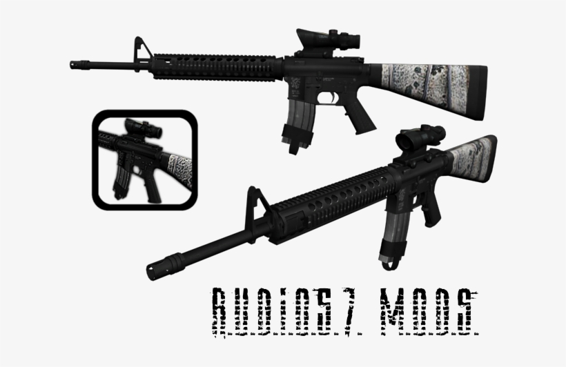 The Stock Thingy Was Manually Added, Acog Has Glass - Sgt Grit Ar-15 Grill Lighter, transparent png