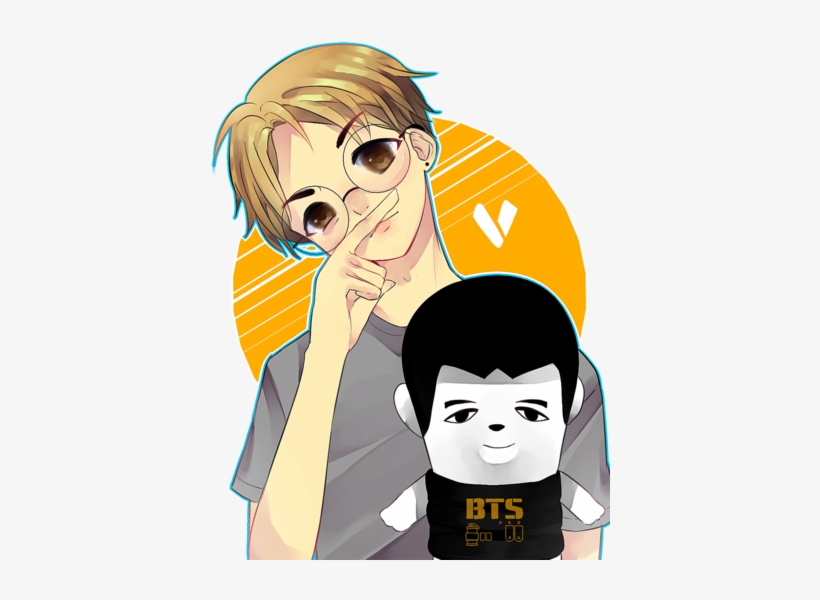 Tae Hyung V Anime, transparent png