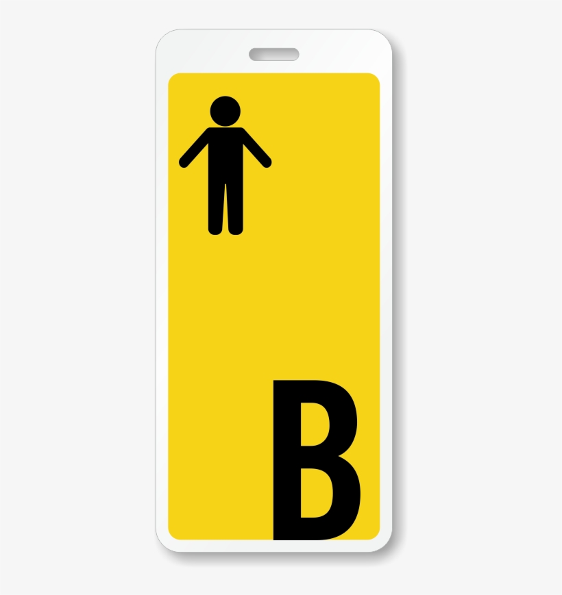 Boy Restroom Hall Pass Id With Symbol - Symbol, transparent png